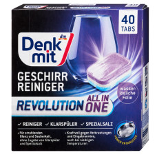 Таблетки для посудомийних машин Denk Mit Multi Power Revolution 40 шт